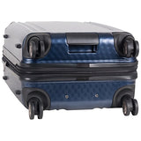 Ben Sherman Carlisle 24" Hardside Expandable 8-Wheel Spinner Checked Luggage, Navy