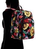 Vera Bradley Women's Campus Tech Backpack, Signature Cotton (Multi/Havana Rose)