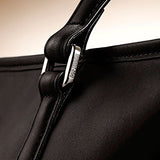Hartmann Heritage Zippered Tote Bag, Leather Handbag In Heritage Black