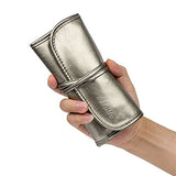 Matto Makeup Brushes Travel Set 8-Piece With Pouch Goat Hair And Synthetic Fibers