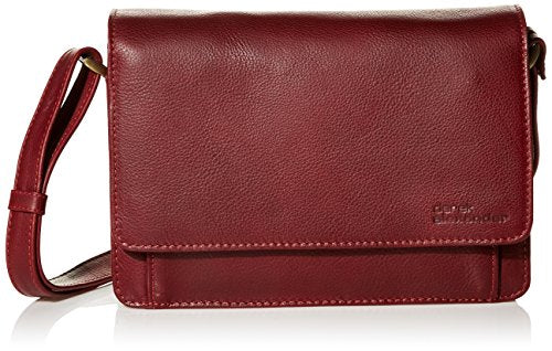 Derek Alexander East/West Half Flap Multi Compartment, Red