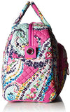 Vera Bradley Iconic Compact Weekender Travel Bag-Signature, Wildflower Paisley