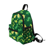 GIOVANIOR Frogs And Reptiles Lightweight Travel School Backpack for Boys Girls Kids
