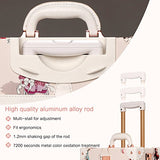 Unitravel Retro Suitcase Vintage Luggage Spinner Wheels PU Women Travel Luggage