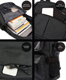 Laptop Backpack, Clothink College School Backpack with USB Charging Port, Lightweight Casual Travel