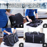 Bago Travel Duffle Bag For Women & Men - Foldable Duffel Bag For Luggage Gym Sports (Medium 23'',