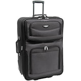 Traveler'S Choice Amsterdam 4-Piece Luggage Set, Gray