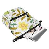 Colourlife Floral Pattern Stylish Casual Shoulder Backpacks Laptop School Bags Travel
