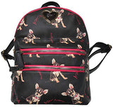 Betsey Johnson Puppy Dog Backpack Black Multi