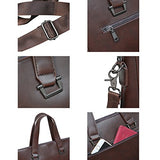 Mens Business Laptop Briefcase, Berchirly Men Bag PU Leather Messenger Bag For Work Computer Casing