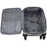 Kenneth Cole Reaction Lincoln Square 20" 1680d Polyester Expandable 4-Wheel Spinner Carry-on Luggage, Red