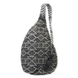 KAVU Ropalooza Rope Sling Bag Canvas Crossbody Shoulder Backpack - Granite
