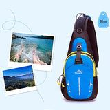 Portable Multi-Functional Water Repellent Unisex Outdoor Sports Chest Pack Bum Bag Sling Bag Hiking