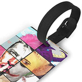 LuckyTagy David Bowie Classic Luggage Tag Initial Bag Tag Suitcase Tag Travel Bag