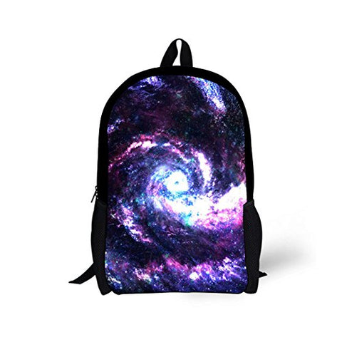 Bigcardesigns Space Backpack Schoolbag Book Bag Rucksack Teenagers Satchel