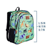 Wildkin 15 Inch Kids Backpack for Boys & Girls, 600-Denier Polyester Backpack for Kids, Features Padded Back & Adjustable Strap, Perfect Size for School & Travel Backpacks, BPA-free (Wild Animals)