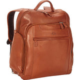 Mancini Leather Goods Columbian 15.6" Laptop Backpack with RFID Secure Pocket