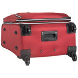 Kenneth Cole Reaction Lincoln Square 24" 1680D Polyester Expandable 4-Wheel Upright Pullman, Red