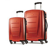 Samsonite Winfield 2 Fashion 2 Piece Set Spinner 20 and 28 With Travel Pillow (Orange, One Size)