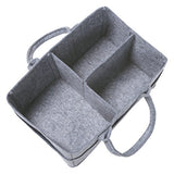 Sammy & Lou Felt Storage Caddy, Gray