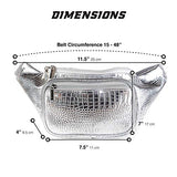 SoJourner Holographic Rave Fanny Pack - Packs for festival women, men | Cute Fashion Waist Bag Belt