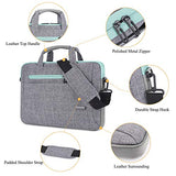 BRINCH 15-15.6 Inch Multi-Functional Suit Fabric Portable Laptop Sleeve Case Shoulder Messenger Bag