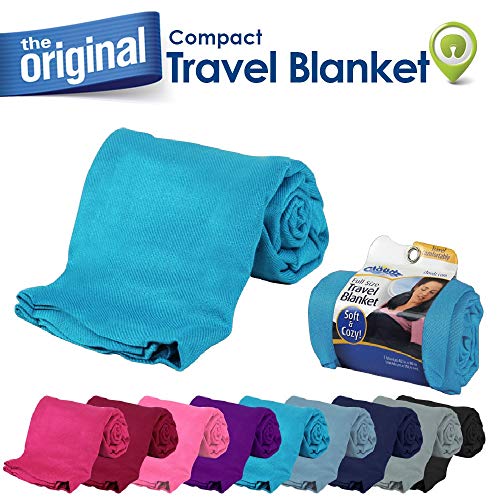 Shop Cloudz Compact Travel Blanket - Sky Blue – Luggage Factory