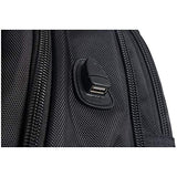 Kenneth Cole Reaction Dual Compartment 17" with USB Laptop Backpack Black One Size