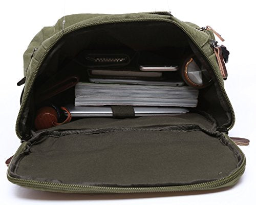 aidonger unisex vintage canvas backpack laptop backpack Shop Canvas Backpack, Aidonger Vintage Canvas – Luggage Factory