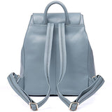Bostanten Women'S Leather Backpack Purse Travel School Bag Casual Mini Daypack Newblue