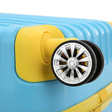 The Blue Brio Thick Rib 3-Piece Hardside Spinner Luggage Set