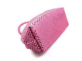Handbag FabCloud Eve metallic pink dot by WiseGloves clutch purse pocket cosmetic make up pouch bag handbag accessory