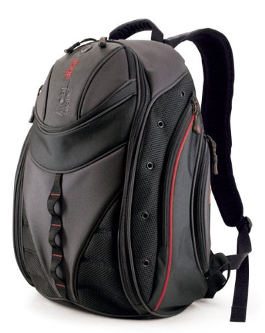 Mobile Edge Express Backpack- 16-Inch Pc/17-Inch Mac (Black/Red)