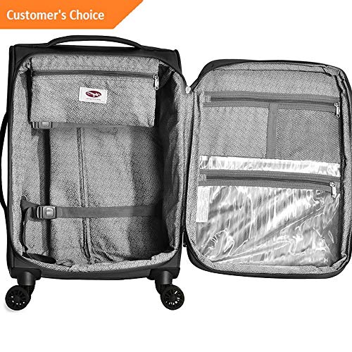 Sandover Petra 22 Expandable Carry-On Spinner Softside Carry-On NEW | Model LGGG - 2859 |