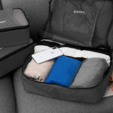Gonex Packing Cubes 3 Set Travel Luggage Packing Organizers Pouches(Deep gray)
