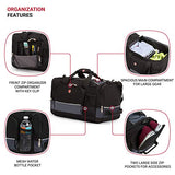 SwissGear 20" Duffel Bag | Gym Bag | Travel Duffle Bags | Men's and Women's - Grey/Black