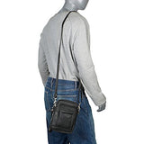 David King & Co. Male Bag With Organizer Inside, Black, One Size