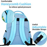 LORVIES Beach Surfboard Sea Mew Backpack Kids School Book Bags for Elementary Primary Schooler for Boys