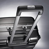 Samsonite Framelock Hardside Checked Luggage With Spinner Wheels, 25 Inch, Dark Grey