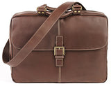 Boconi Bryant Laptop Analyst Bag (Antiqued Mahogany With Houndstooth)