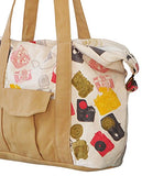 Vintage Camara Vintage Camara Print Picnic, Shopping Multi-Purpose Canvas Zipper Bag