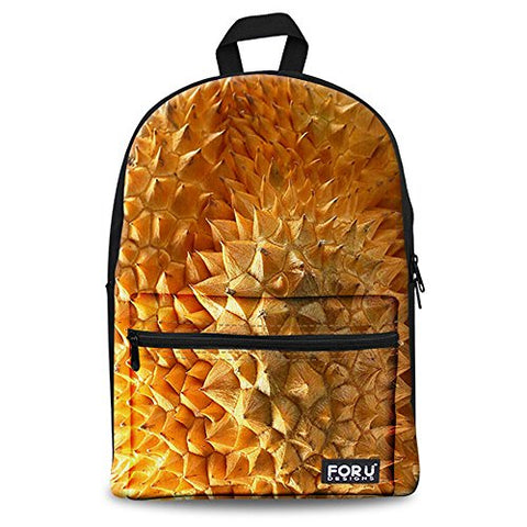 Bigcardesigns Durian Canvas Travel Backpack Notebook Book Bag