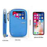 Travel Wallet RFID Blocking Document Organizer Bag, Family Passport Holder