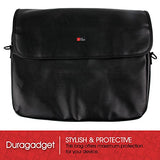 DURAGADGET Luxury PU Leather 15.6" Laptop Zip-up Carry Bag in Black for HP Pavilion 15-n070sa