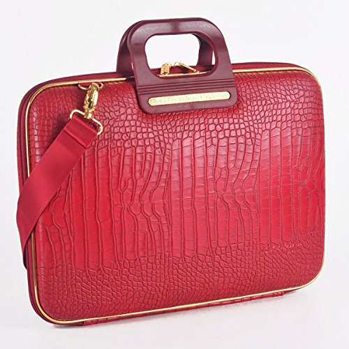 Gold Cocco Briefcase 13 inches - Red