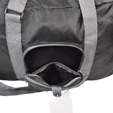 Foldable Duffle Gym Bag Travel Carry On Folding Soft Polyester with Adjustable Shoulder Hand Straps