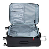 Ricardo Beverly Hills Luggage Shasta Lake 26" Spinner Upright Suitcase, Dark Charcoal