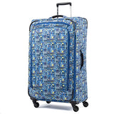 Atlantic Ultra Lite 4 | 21 and 28-Inch Expandable Spinners, Travel Pillow (Watercolor Blue)