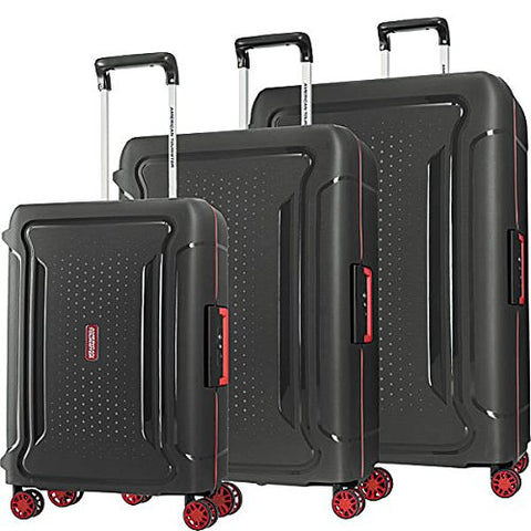 American Tourister Tribus 3Pc Set (20/25/29) Spinner, Black