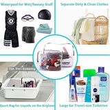 Yamiu Packing Cubes 7-Pcs Travel Organizer Accessories With Shoe Bag & 2 Toiletry Bags(Blue)